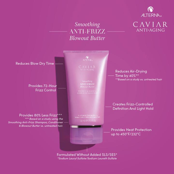 Actual product image Alterna Caviar Anti-Aging Smoothing Anti-Frizz Blowout Butter (150 ml)