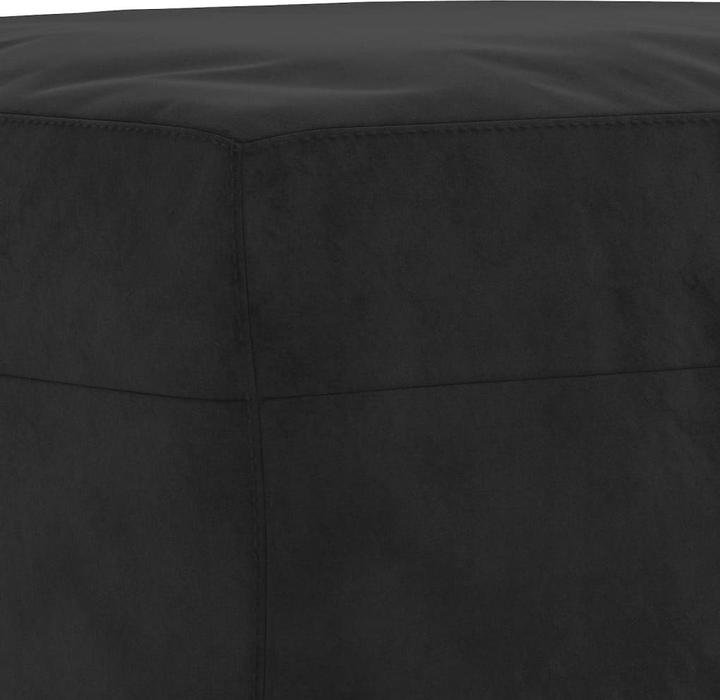 Image du produit VidaXL Ensemble de canapé Coussin Fauteuil Canapé Canapé design 4 pièces Noir Velours (3 places)