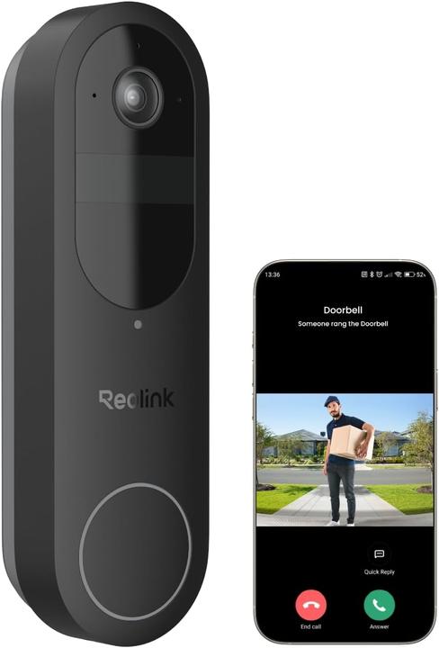 Image du produit Reolink D340B 2K+ WiFi Video Doorbell (WiFi)