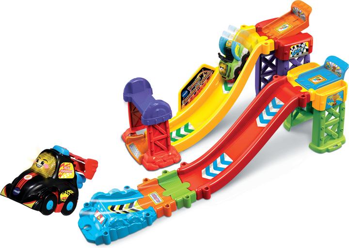 Produktbild VTech Tut Tut Bolides - Tremplin Cascades de l'extrême (+Lucas, roi du championnat) (Französisch)