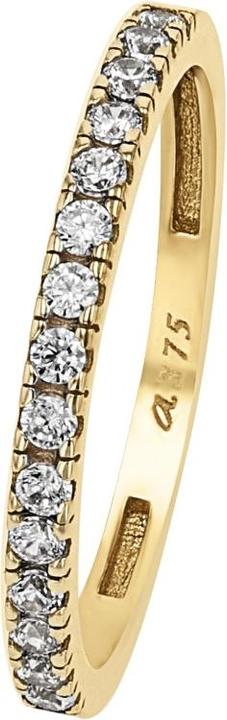Actual product image Amor Ringe für Damen, Gold 375, Zirkonia synth. (60, 375/9 K)