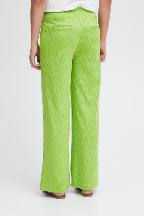 Actual product image Ichi IHKATE LEOPARD JACQUARD WIDE PA 20120655 (M)