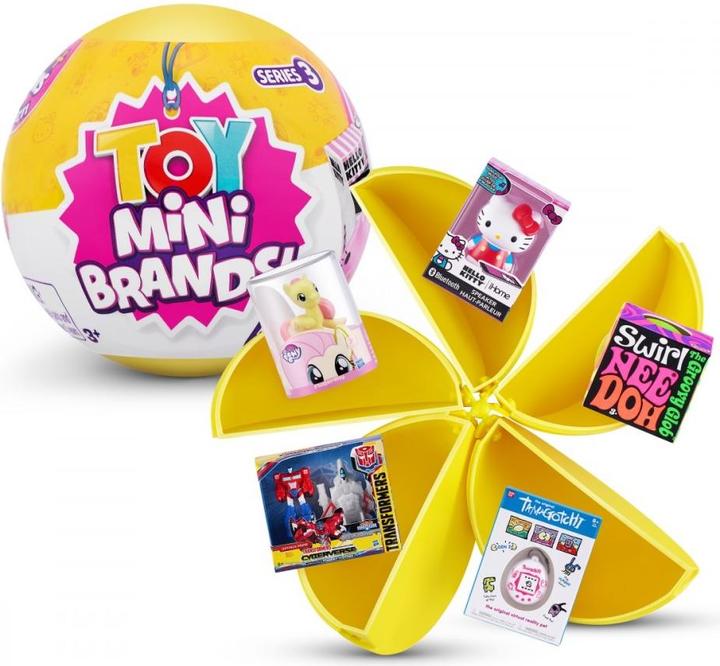 Actual product image 5 Surprise Mini Brands Figurines Collector's Box