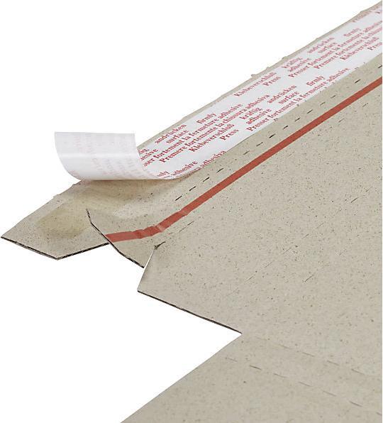 Actual product image Terra Grass paper flat pack, self-adhesive, internal LxWxH 314 x 225 x 13 mm, 20+ (1 x)