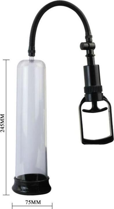Actual product image Baile Penis pump with scissor handle and vibration