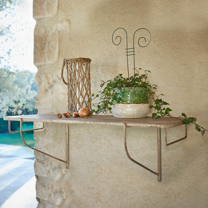Actual product image Loberon Planter table Plancher antique beige