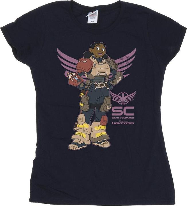 Actual product image Disney Womens/Ladies Lightyear Izzy Star Command Cotton T-Shirt (S)