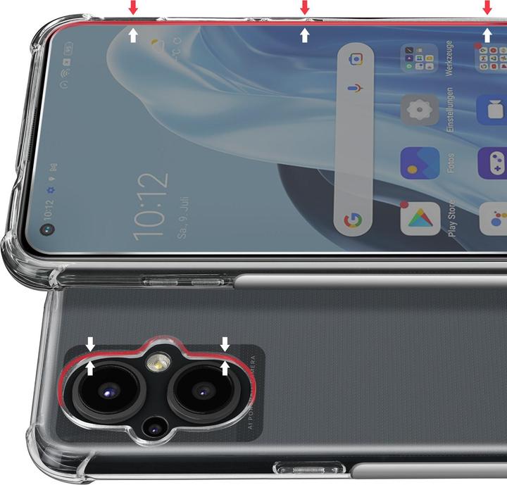 Produktbild Avizar Premium Schutz-Set: Hülle + Folie Series (Oppo Reno8 Lite)