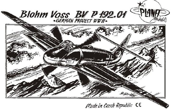 Produktbild Planet Models Blohm Voss BV P 192.01, WW II Projekte.