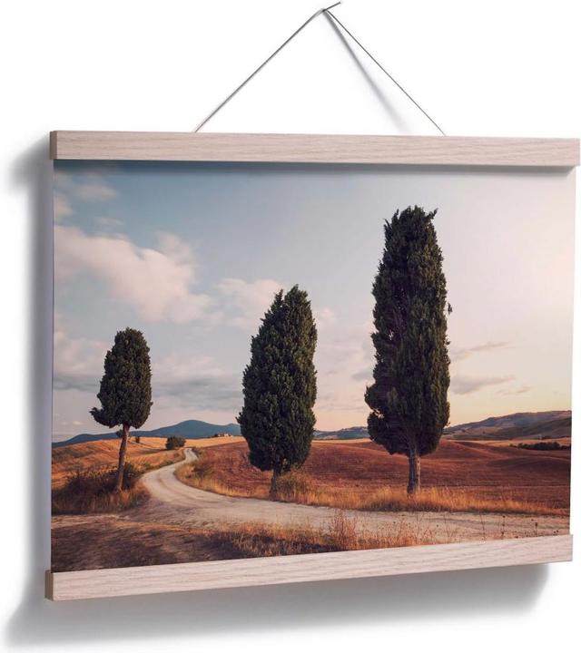 Actual product image Trenddeko Three cypresses along the way (30 x 24 cm)