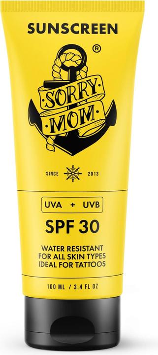 Sorrymom Sorry Mom - Tattoo Sunscreen 100 ml (Sonnencreme, SPF 30, 100 ml)