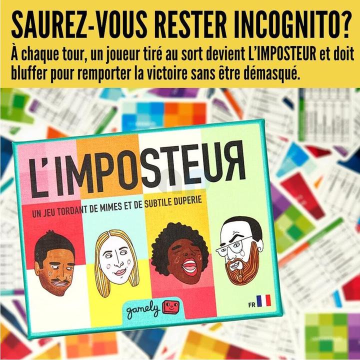 Image du produit Gamely L'IMPOSTEUR - Un jeu tordant de mimes et de subtile duperie (Français)