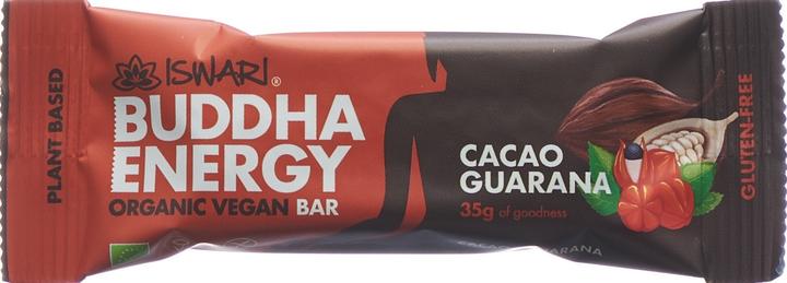 Image du produit Iswari Buddha Energy Barre bio cacao & guarana (35g) (Cacao, Guarana, 1 pcs, 35 g)