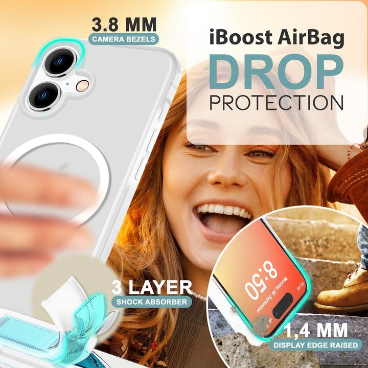 Image du produit Nalia Étui hybride mat avec fonction MagSafe (Apple iPhone 16)