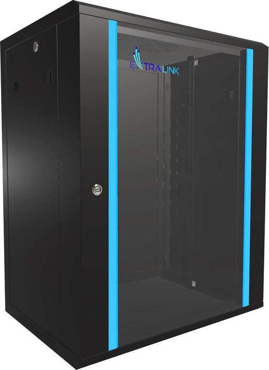 Produktbild Extralink 15U 450mm rack cabinet black (15 HE, 19 Zoll Rack)