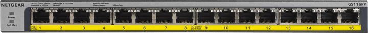 Produktbild Netgear Switch 16x GE GS116LP-100EUS unmanaged (16 Ports)