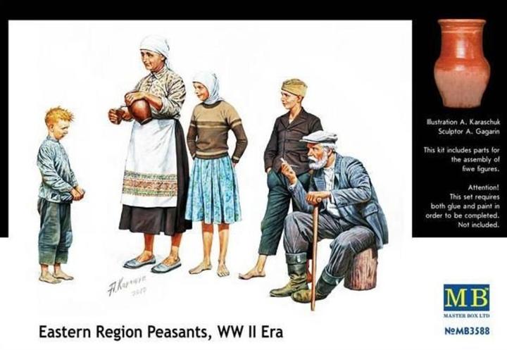 Actual product image Master Box Citizenry East European WWII era