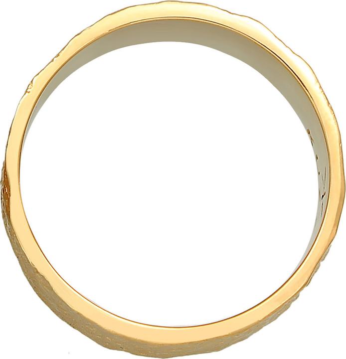 Image du produit Kuzzoi Bague Hommes Bandeau Structure Organique 925 Argent (54, Argent 925)