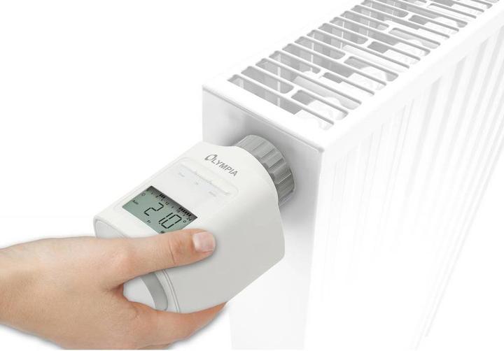 Actual product image Olympia Radiator thermostat HT 430-23A Display