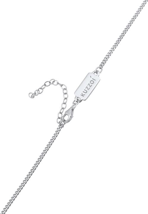 Produktbild Kuzzoi Halskette Herren Panzerkette Basic Fein 925 Silber (925er Sterling Silber, 50 - 55 cm)