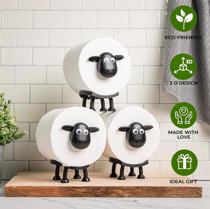 Immagine prodotto ASMI WC-Papierhalter Schaf, Toilettenpapierhalter, 1 Stück