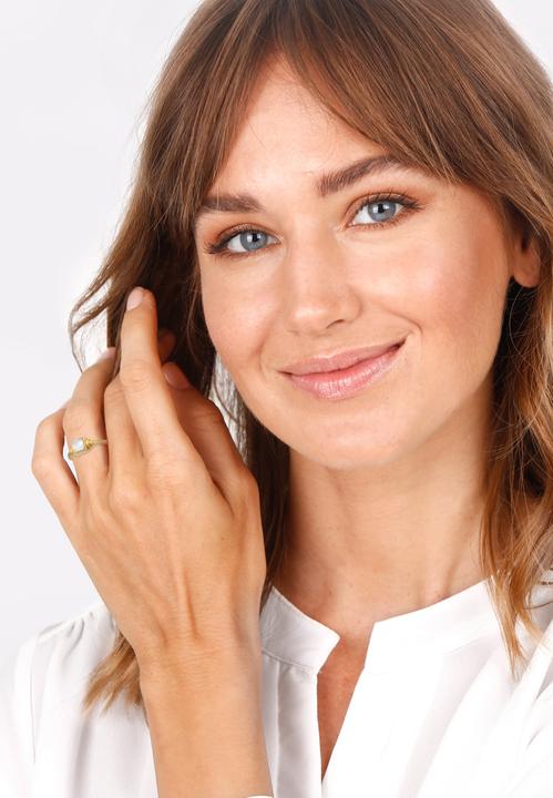 Produktbild Elli Edelstein Ring, Vintage (54, 925 Silber)
