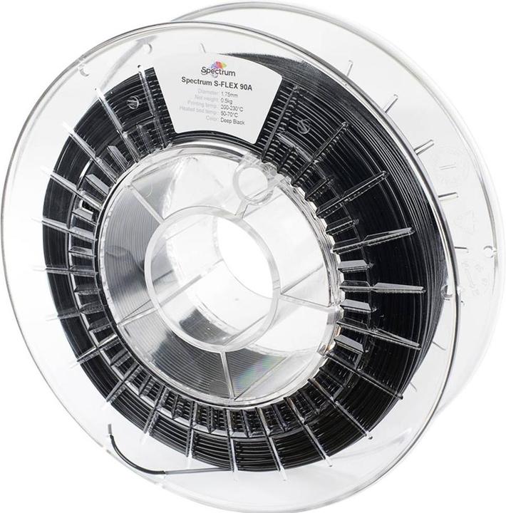 Actual product image S-Flex (TPU, 1.75 mm, 500 g, Black)