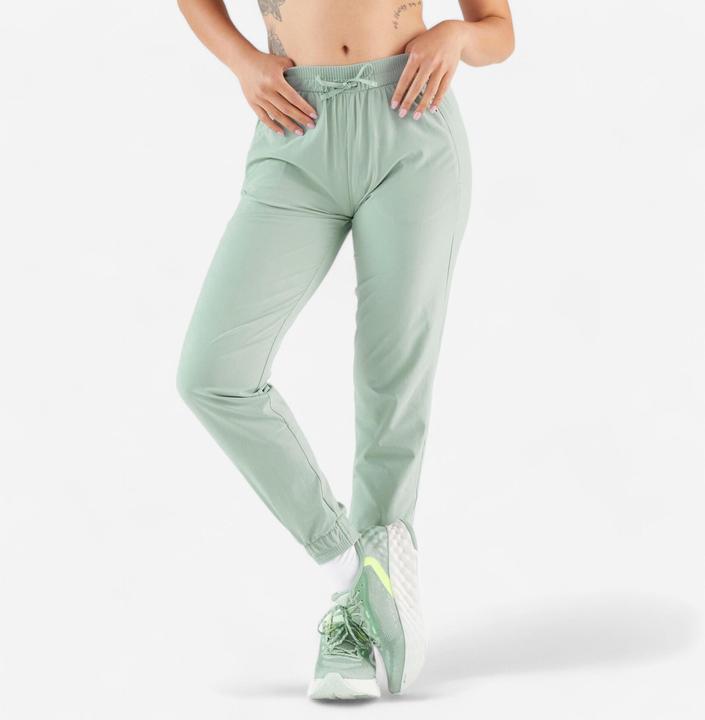 Immagine prodotto Kalenji Women's Running Breathable Trousers-Kiprun Run 500 Dry-Green (W35)