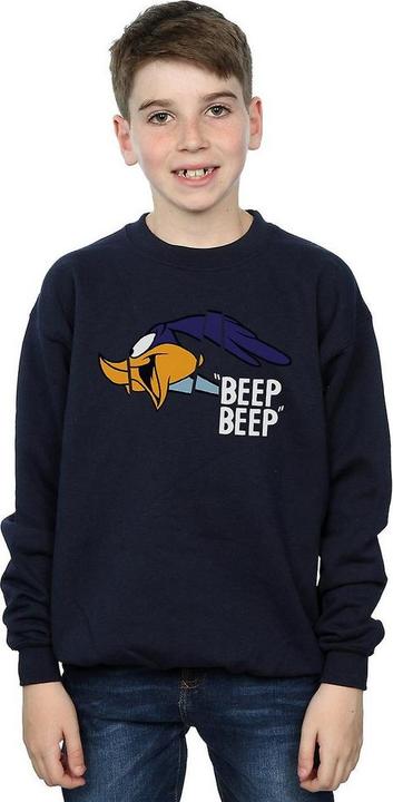 Actual product image Looney Tunes Boys Beep Beep Road Runner Cotton Sweatshirt (152, 158)