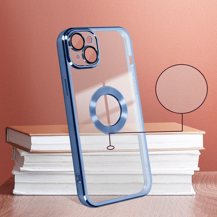 Immagine prodotto Avizar Manicotto in silicone trasparente della serie Chrome Style (Apple iPhone 14 Plus)