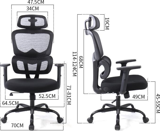 Immagine prodotto Tuckano Sedia da ufficio ergonomica T6 nera
