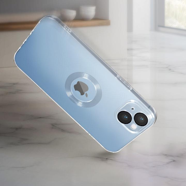 Produktbild Avizar Transparente Silikonhülle im Chrome-Style Series (Apple iPhone 14 Plus)