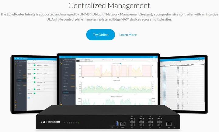 Actual product image Ubiquiti EdgeRouter Infinity ER-8-XG