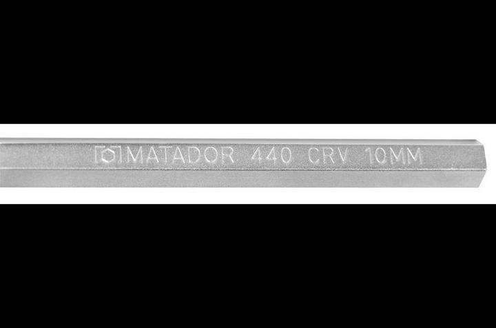 Image du produit Matador Jeu de tournevis d'angle intérieur hexagonal 1,5 mm, 2 2,5 3 4 5 6 8 10 mm