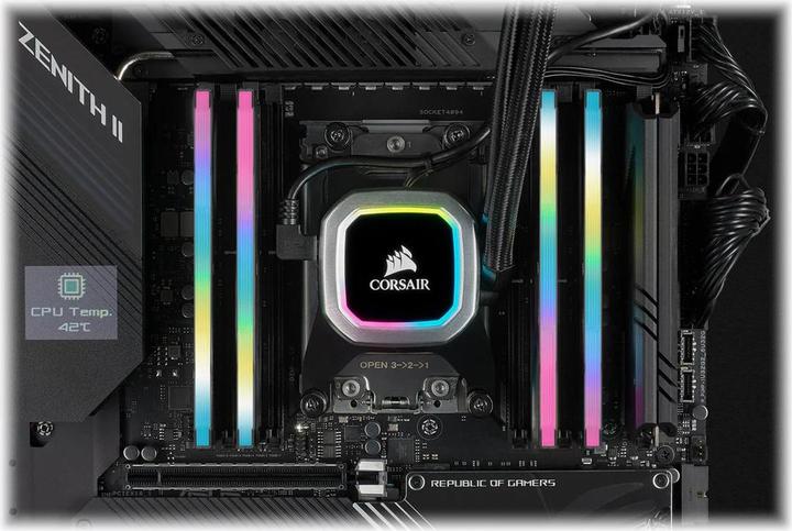 Actual product image Corsair Vengeance RGB Pro SL (2 x 8GB, 3200 MHz, DDR4-RAM, DIMM)
