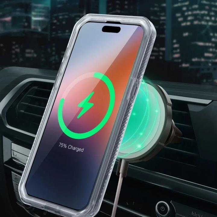 Productafbeelding Supcase UB Pro Mag hoesje met MagSafe voor iPhone 15 Pro - transparant (Apple iPhone 15 Pro)