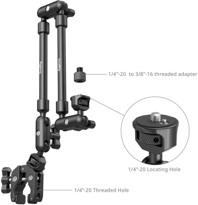 Actual product image SmallRig Magic Arm with Crab Clamp Kit 4766 (Various video accessories)