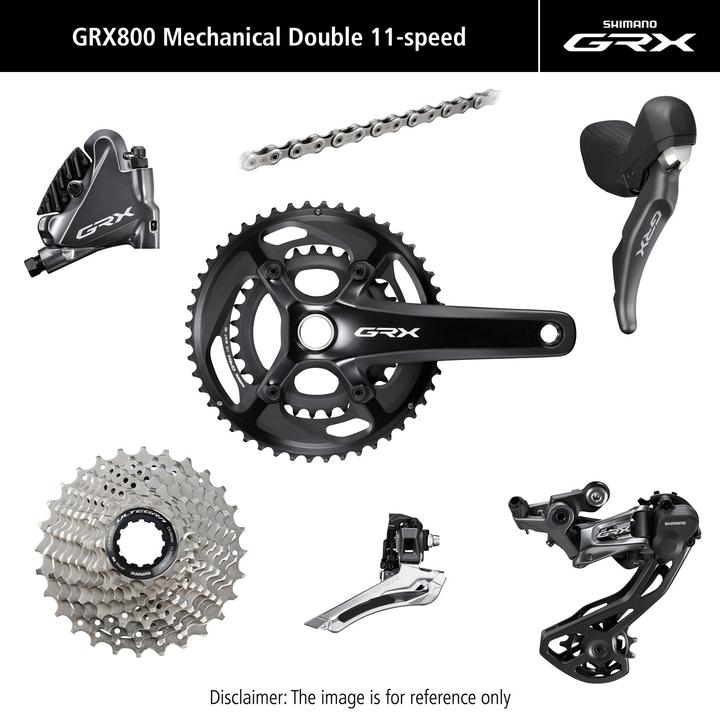 Actual product image Shimano GRX 810 11 SPEED 170 mm, 11-30T