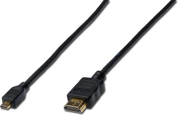 Digitus micro HDMI (Typ D) — HDMI (Typ A) (2 m, HDMI)
