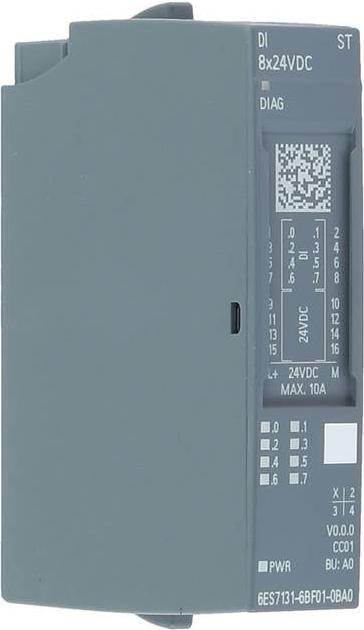 Image du produit Siemens 6ES7131-6BF01-0BA0 Alimentation et convertisseur de tension Indoor Multicolore