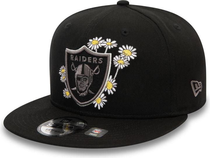 New Era 9Fifty Snapback Cap - FLOWER Las Vegas Raiders - M/L (M/L)