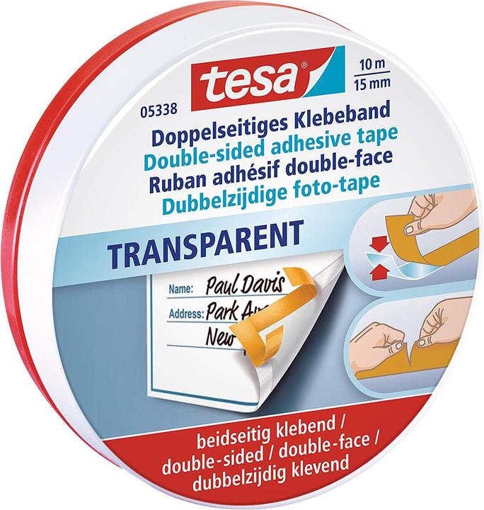Image du produit tesa Ruban adhésif double face (15 mm)