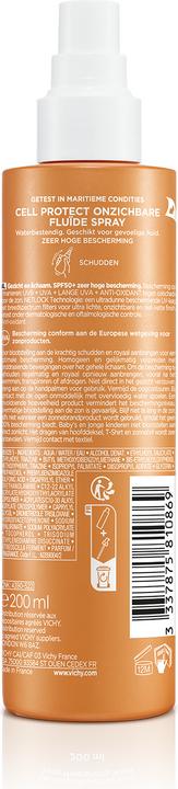 Actual product image Vichy Capital Soleil Cell Protection Spray (Sun spray, SPF 50+, 200 ml, 245 g)