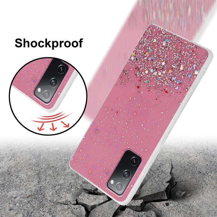 Image du produit Cadorabo Couverture TPU paillettes scintillantes (Samsung Galaxy S20 FE)