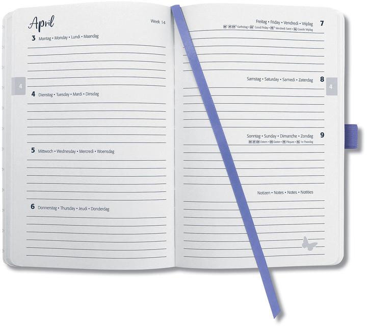 Immagine prodotto Sigel Agenda tascabile JOLIE motivo (Tedesco, Francese, Olandese, Inglese)
