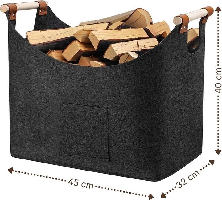 Produktbild Hermex Filzkorb (45 x 32 x 40 cm)