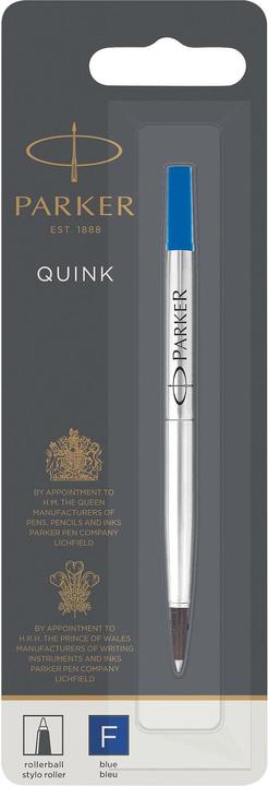 Immagine prodotto Parker Pen Quinkflow Mine Rollerball (Mine di ricambio, Blu, 0.50 mm)