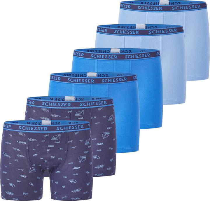 Bleu à motifs