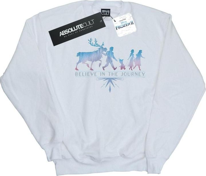 Actual product image Disney Boys Frozen 2 Believe In The Journey Silhouette Sweatshirt (128)
