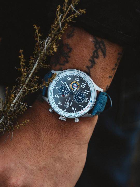 Actual product image AVI-8 AV-4011-0F Hawker Hurricane Classic (Chronograph, 43 mm)